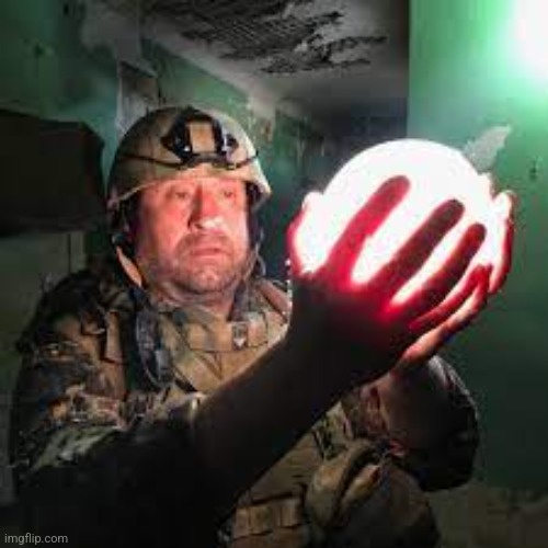 image tagged in soldier with orb | made w/ Imgflip meme maker