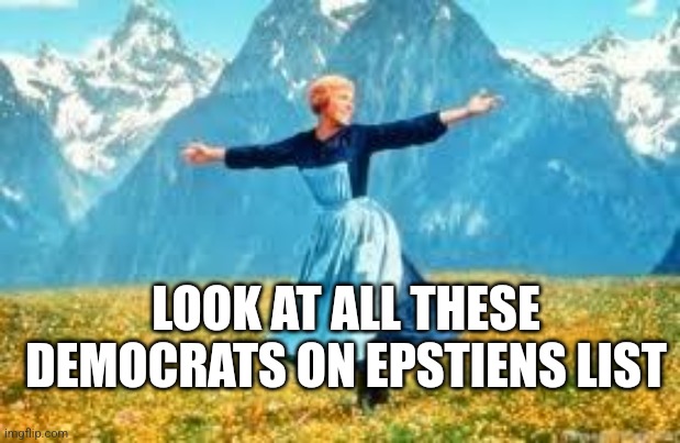 Look At All These Meme | LOOK AT ALL THESE DEMOCRATS ON EPSTIENS LIST | image tagged in memes,look at all these,funny | made w/ Imgflip meme maker
