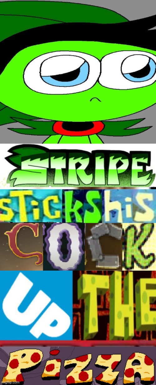 image tagged in stripe expand dong,heavy sticks his russian salami,pizza tower logo | made w/ Imgflip meme maker