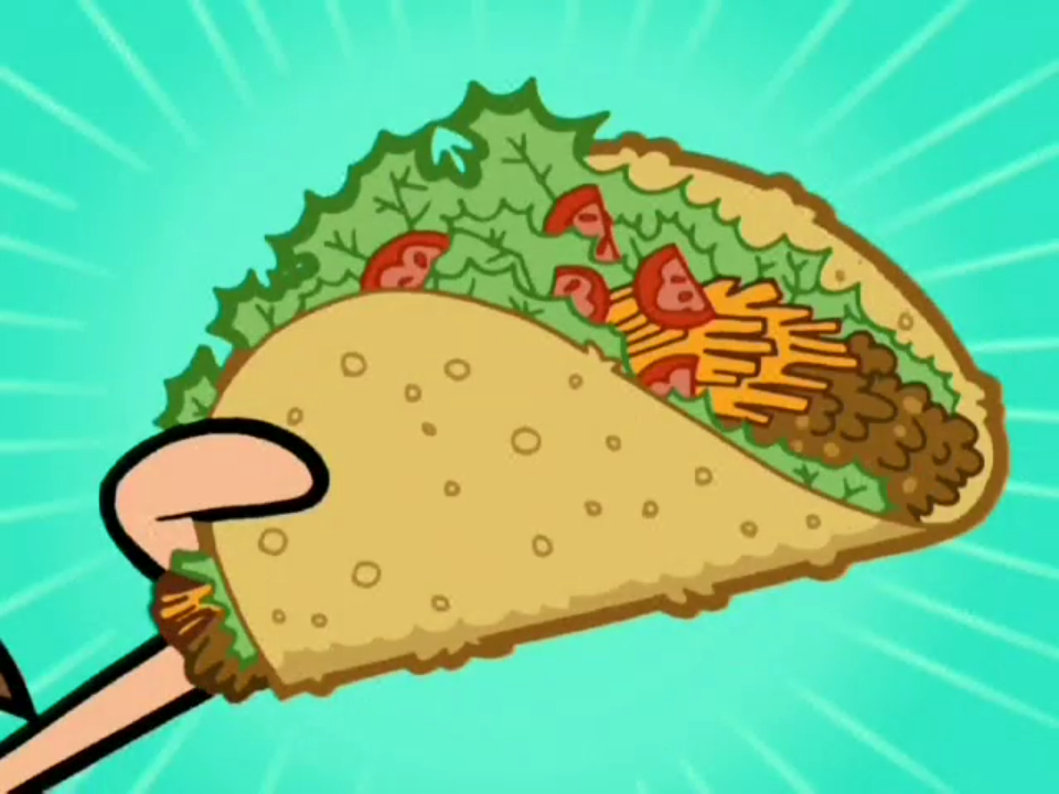 Here, Have A Taco! Blank Meme Template