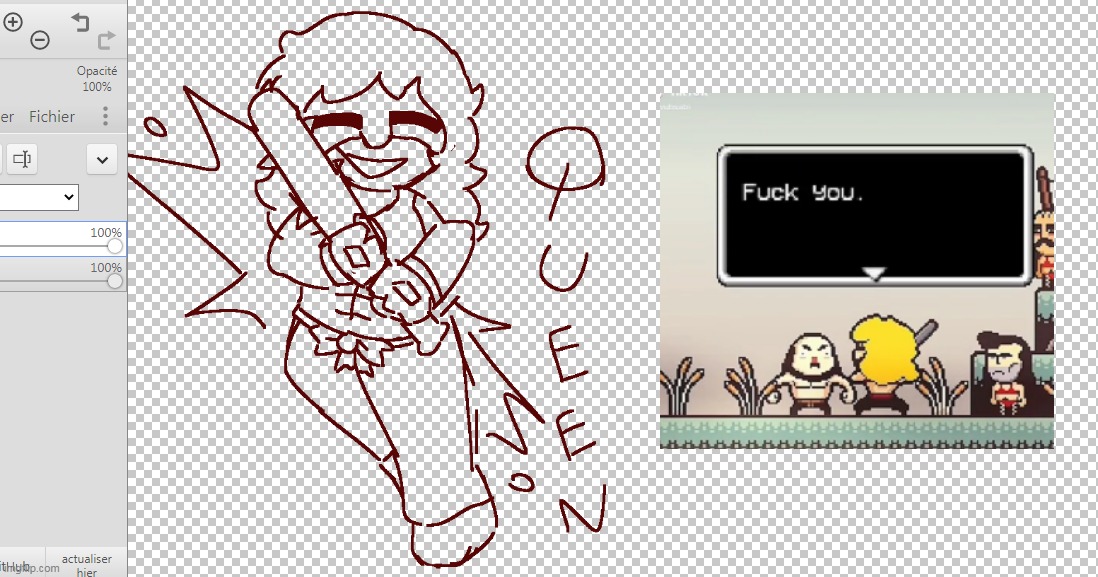 never knew i'd be such a fan of a character liek that. huh | image tagged in if i see any weird comment,im disabling them | made w/ Imgflip meme maker