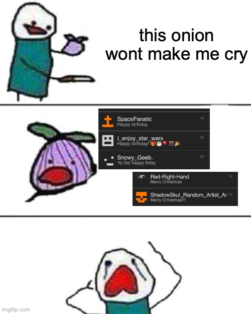 this is so cute | this onion wont make me cry | image tagged in this onion won't make me cry | made w/ Imgflip meme maker
