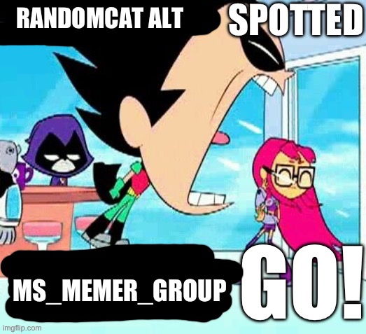 RandomCat alt spotted Blank Meme Template