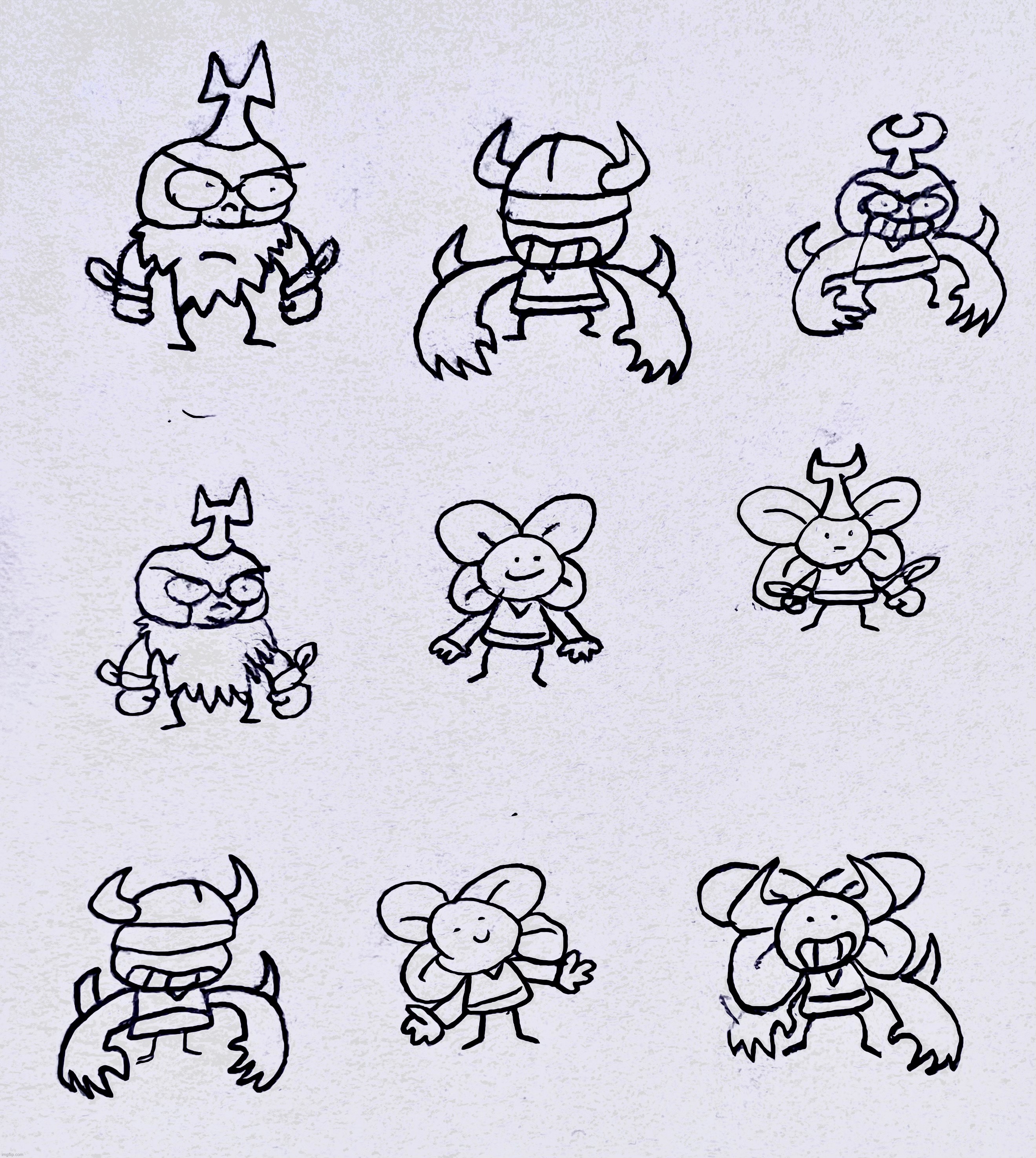 Here are the dweller species. I’ll explain more in the comments | image tagged in drawing | made w/ Imgflip meme maker