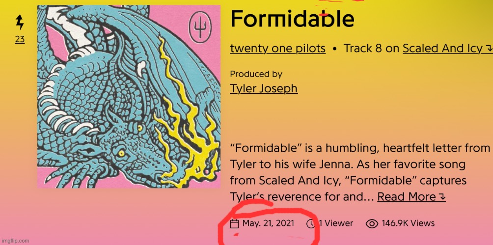 I just noticed our song was released the day we started dating but two years kater | made w/ Imgflip meme maker
