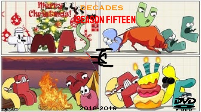 Decades: Season 15 2019 DVD | SEASON FIFTEEN; DECADES; 2018-2019 | image tagged in dvd,2019 | made w/ Imgflip meme maker