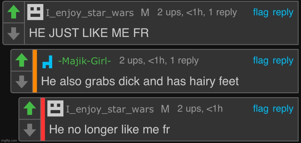 he no longer just like me | image tagged in he no longer just like me | made w/ Imgflip meme maker