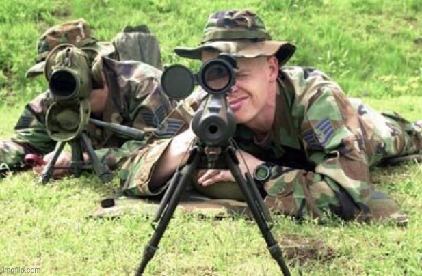 United States Air Force Sniper Team | image tagged in united states air force sniper team | made w/ Imgflip meme maker