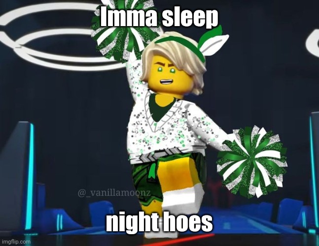 twink mfer | Imma sleep; night hoes | image tagged in twink mfer | made w/ Imgflip meme maker