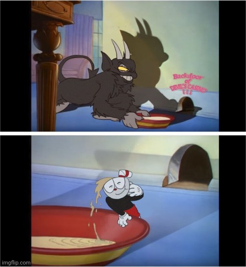 The devil & cuphead | made w/ Imgflip meme maker