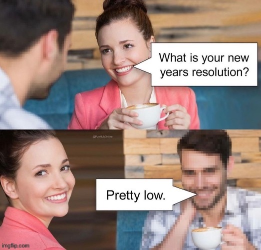 image tagged in bad pun,new year,resolution,new years resolutions | made w/ Imgflip meme maker