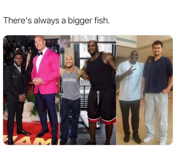 There's always a bigger fish | image tagged in bigger fish,kewlew | made w/ Imgflip meme maker
