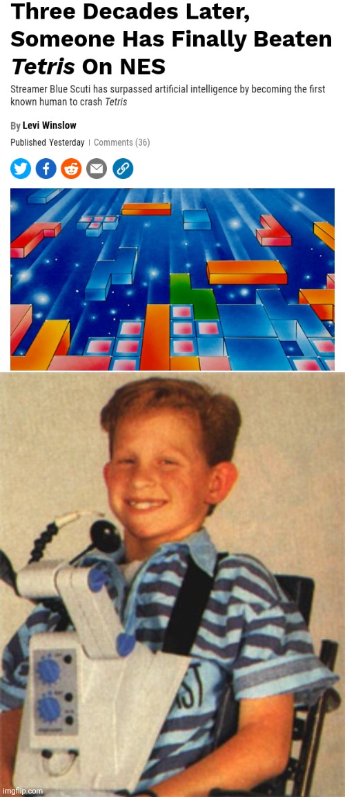 Tetris | image tagged in retro gamer boy,tetris,nes,memes,gaming,intelligence | made w/ Imgflip meme maker