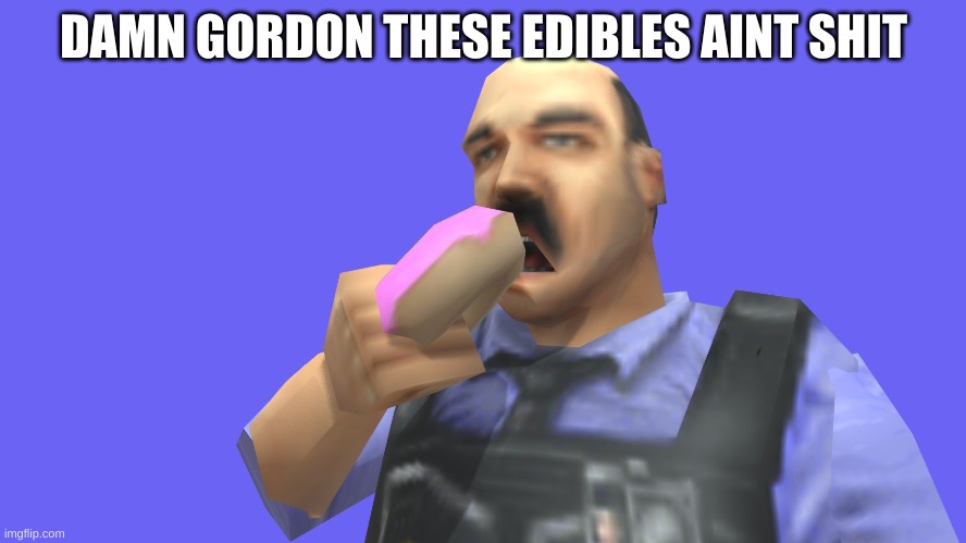 im unfunny ik | DAMN GORDON THESE EDIBLES AINT SHIT | made w/ Imgflip meme maker