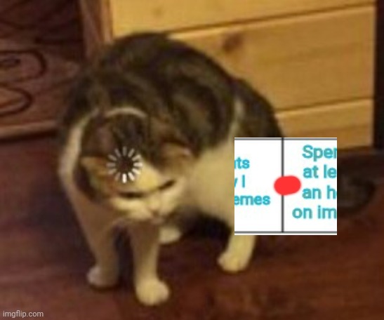 Loading cat | image tagged in loading cat | made w/ Imgflip meme maker