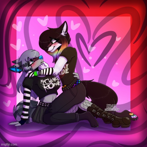 lesbian goth furry idk (Silvetz) (https://www.sofurry.com/view/2089869) | made w/ Imgflip meme maker