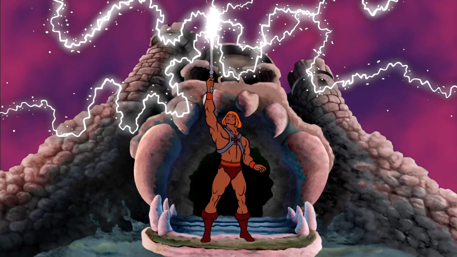 High Quality By the power of Grayskull Blank Meme Template
