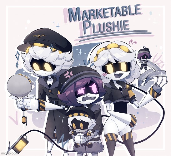 Marketable Plushies (Art by Cheerpuppy14) | made w/ Imgflip meme maker