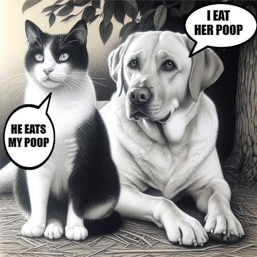 I EAT HER POOP; HE EATS MY POOP | made w/ Imgflip meme maker