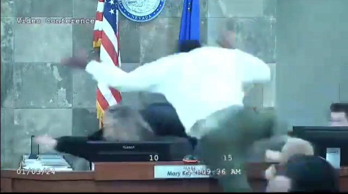 High Quality This guy tackle a Judge Blank Meme Template