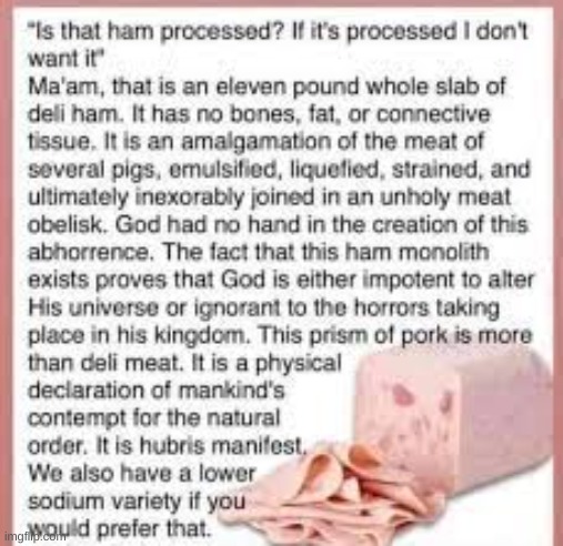 deli ham | image tagged in image tags | made w/ Imgflip meme maker