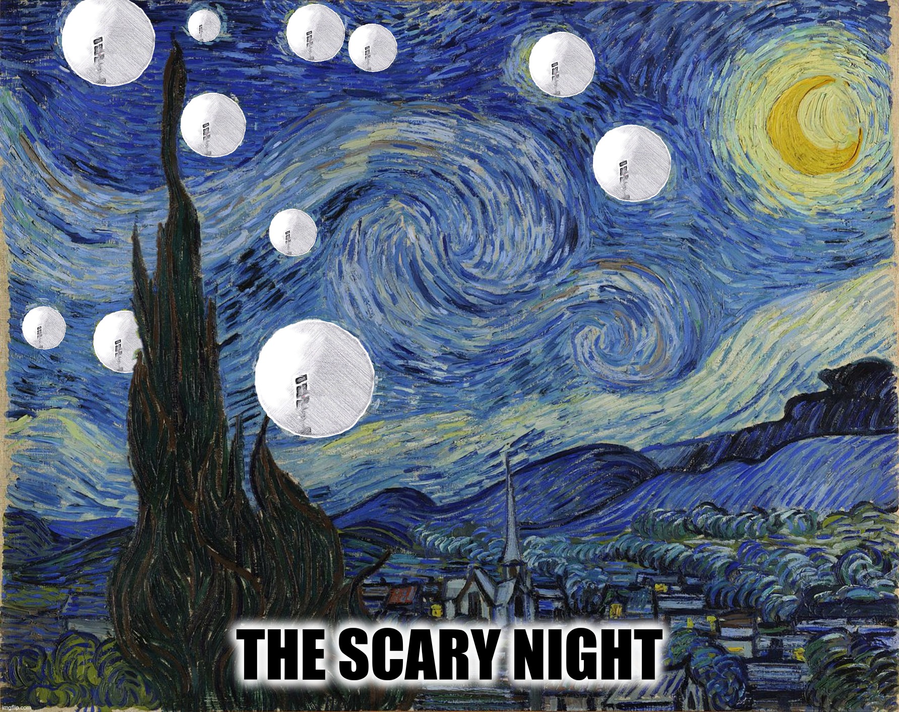 THE SCARY NIGHT | made w/ Imgflip meme maker