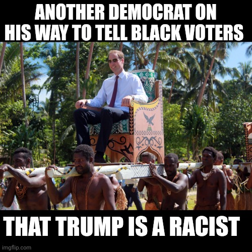 This... Is CNN | ANOTHER DEMOCRAT ON HIS WAY TO TELL BLACK VOTERS; THAT TRUMP IS A RACIST | image tagged in metro detroit sushi owner racism claims grosse pointe farms | made w/ Imgflip meme maker