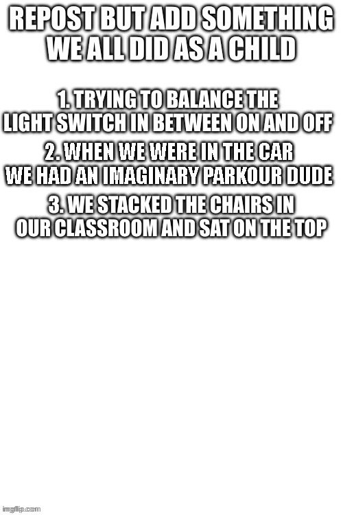 3. WE STACKED THE CHAIRS IN OUR CLASSROOM AND SAT ON THE TOP | made w/ Imgflip meme maker