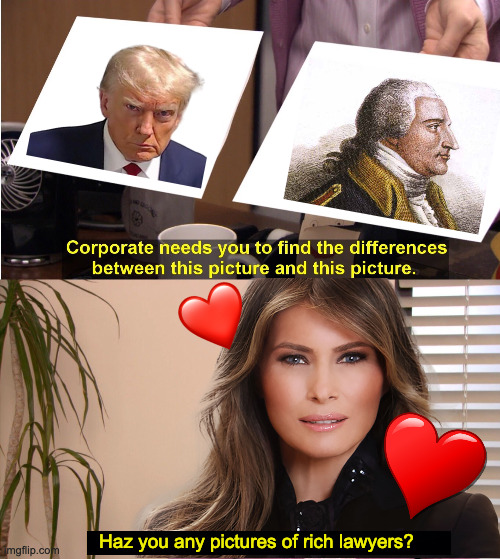 Risks of gold digging. | Haz you any pictures of rich lawyers? | image tagged in memes,they're the same picture,melania | made w/ Imgflip meme maker