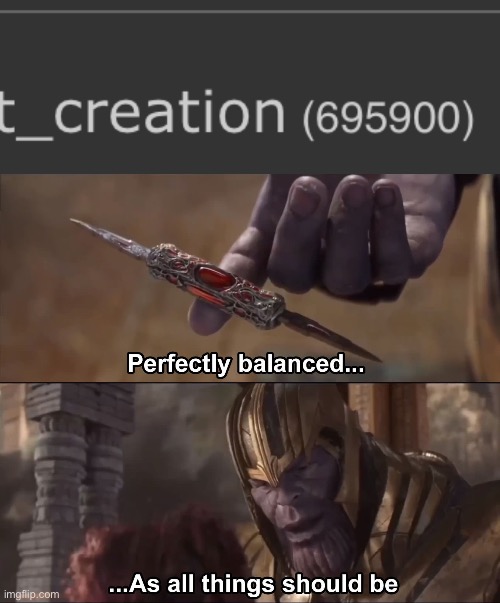 yay | image tagged in thanos perfectly balanced as all things should be | made w/ Imgflip meme maker
