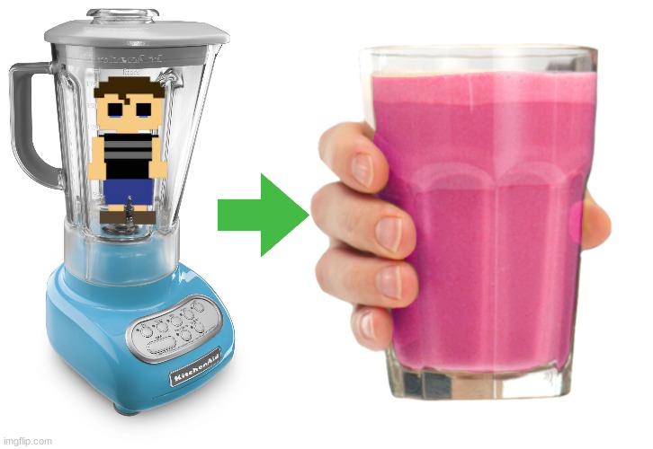 image tagged in blender,straby milk | made w/ Imgflip meme maker