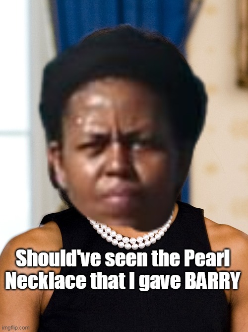 Should've seen the Pearl Necklace that I gave BARRY | made w/ Imgflip meme maker