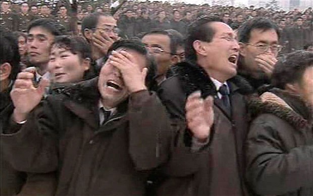 North Koreans cry Blank Meme Template