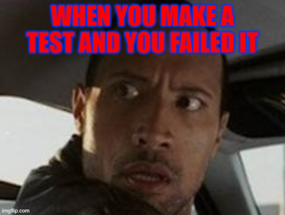 WHEN YOU MAKE A TEST AND YOU FAILED IT | image tagged in rocks | made w/ Imgflip meme maker