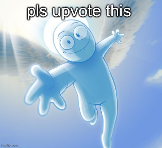 angel | pls upvote this | image tagged in angel | made w/ Imgflip meme maker