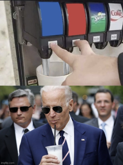 Biden Takes Both | image tagged in biden takes both | made w/ Imgflip meme maker