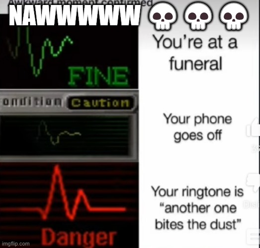 image title | NAWWWWW 💀💀💀 | image tagged in oh naw | made w/ Imgflip meme maker