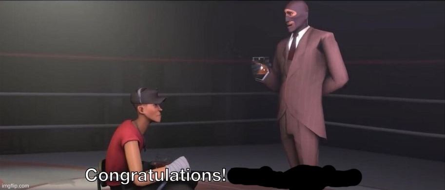 Congratulations, you're a failure | image tagged in congratulations you're a failure | made w/ Imgflip meme maker