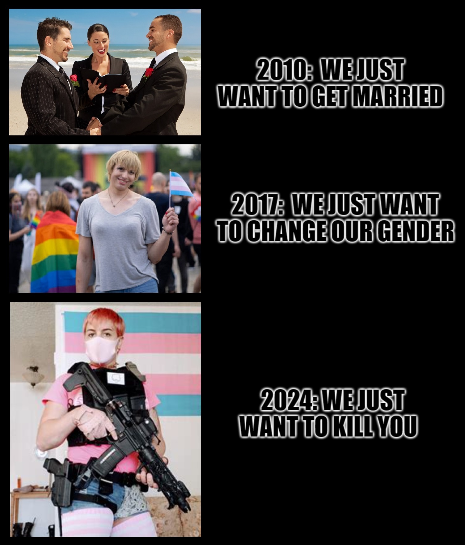 Trans Progression Blank Meme Template