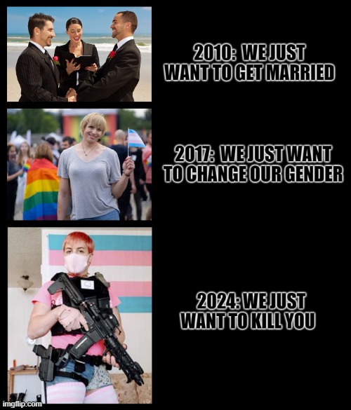 Trans Progression | image tagged in trans progression | made w/ Imgflip meme maker