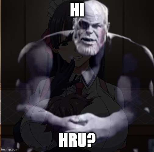 thanos | HI; HRU? | made w/ Imgflip meme maker