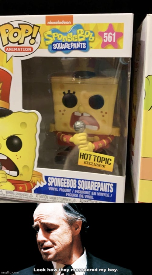 SpongeBob | image tagged in look how they massacred my boy,you had one job,memes,spongebob squarepants,toy,crappy design | made w/ Imgflip meme maker