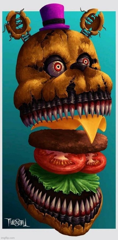 Nightmare Fredburger | made w/ Imgflip meme maker