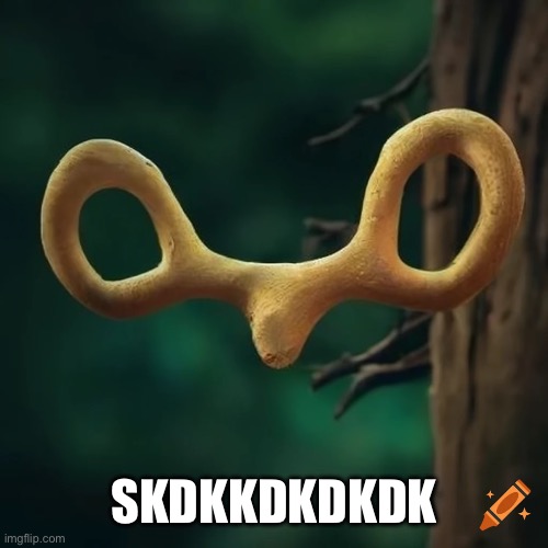 SKDKKDKDKDK | image tagged in pretzel,snack | made w/ Imgflip meme maker