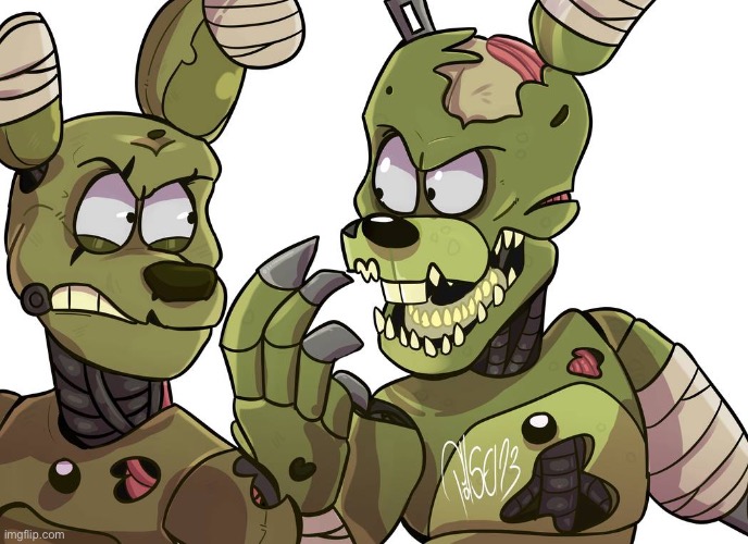 Springtrap and Scraptrap | made w/ Imgflip meme maker