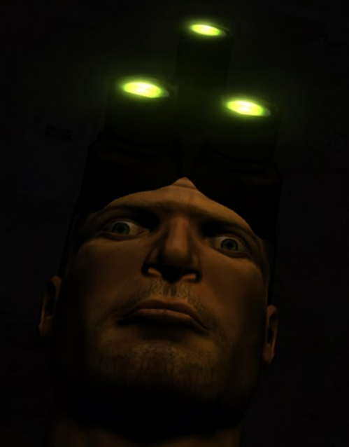 High Quality Splinter Cell:Chaos Theory, Sam Fisher Facial Expression Goof Blank Meme Template