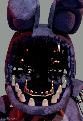 Can you draw Withered Bonnie please | image tagged in withered bonnie head | made w/ Imgflip meme maker