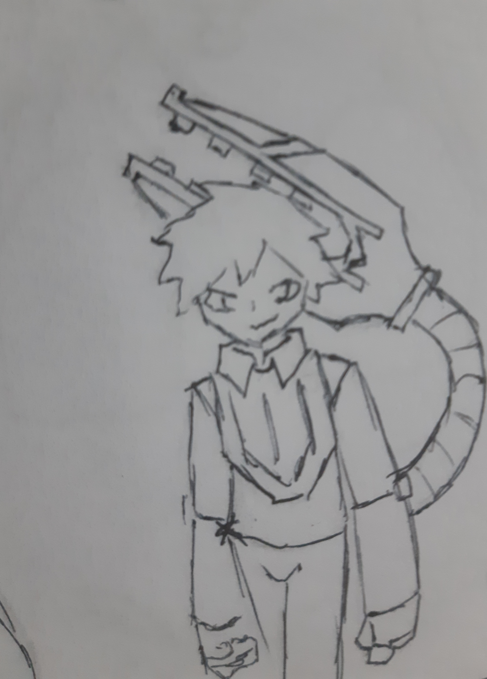 Auto Railgunner Blank Meme Template