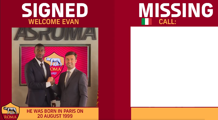 High Quality Missing as roma Blank Meme Template
