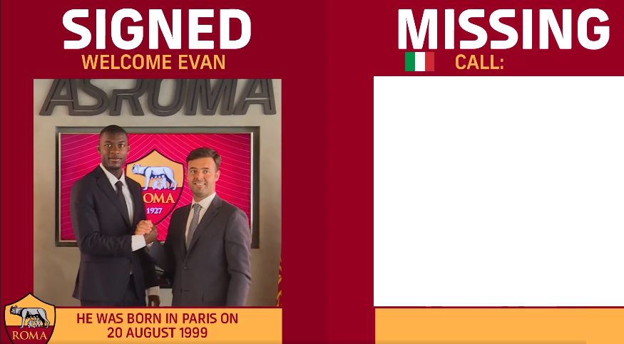 Missing as roma Blank Meme Template